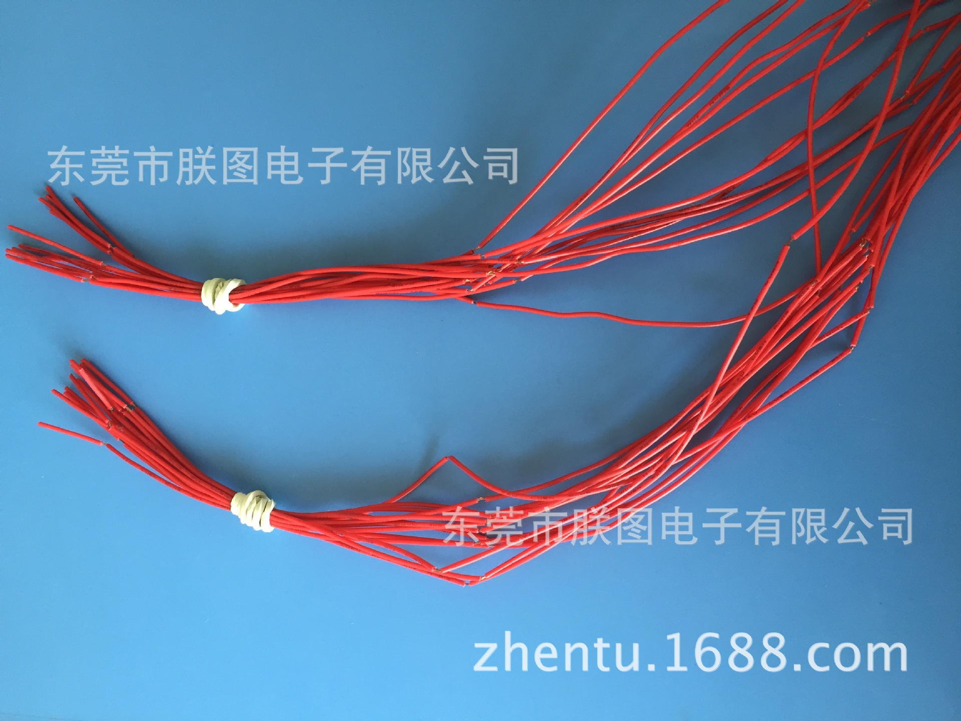 定制3239-24#硅胶单芯电子线材LED灯串分段加工镀锡单支铜线材