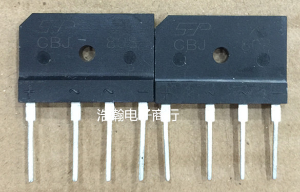 GBJ808 KBJ808全新SEP 整流桥堆 扁桥 8A800V 桥堆 DIP-4可谈