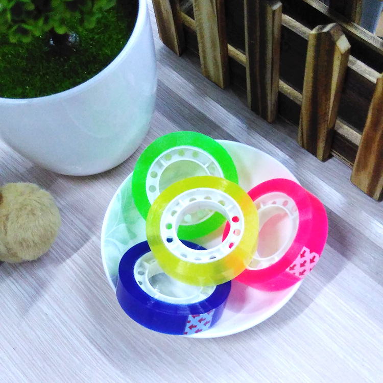 Colored tape diy decorate colour Small tape OPP to work in an office tape Primary and secondary school students colour tape