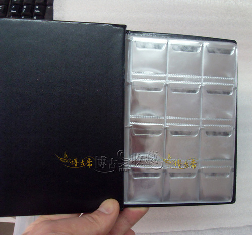 Wholesale Two-line Russian Cover Coin Collection Album 120 Coins Pocket Size Russian Coin Album Original Manufacturer