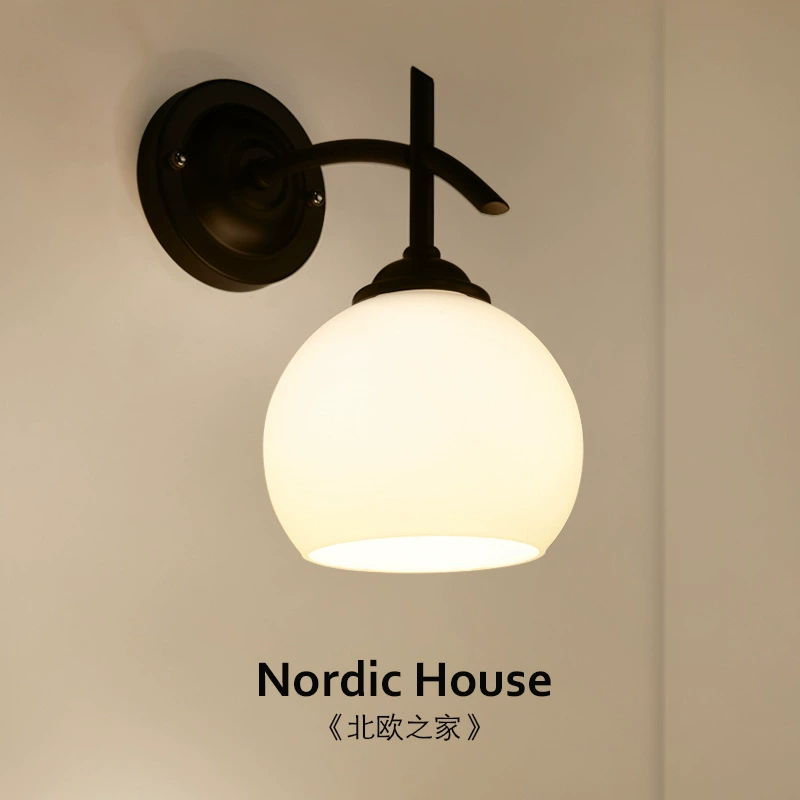 Modern sconce, glass wall lights for bed for bedroom