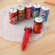 厂家生产创意易拉罐造型圆珠笔日韩创意饮料瓶促销学生趣味礼品
