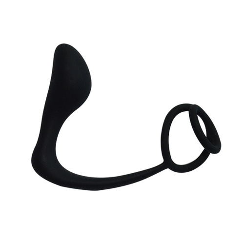 Black Silicone Prostate Massager Male Anal G-Spot Pudendal Anus Plug Adult Erotic Toy LeYa