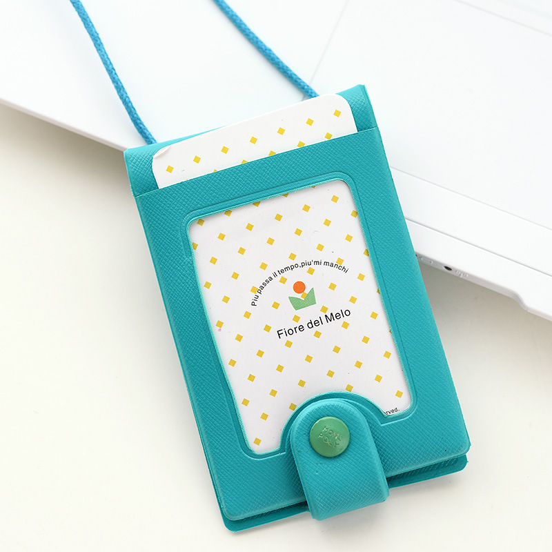 可掛卡夾 十字紋孔雀綠