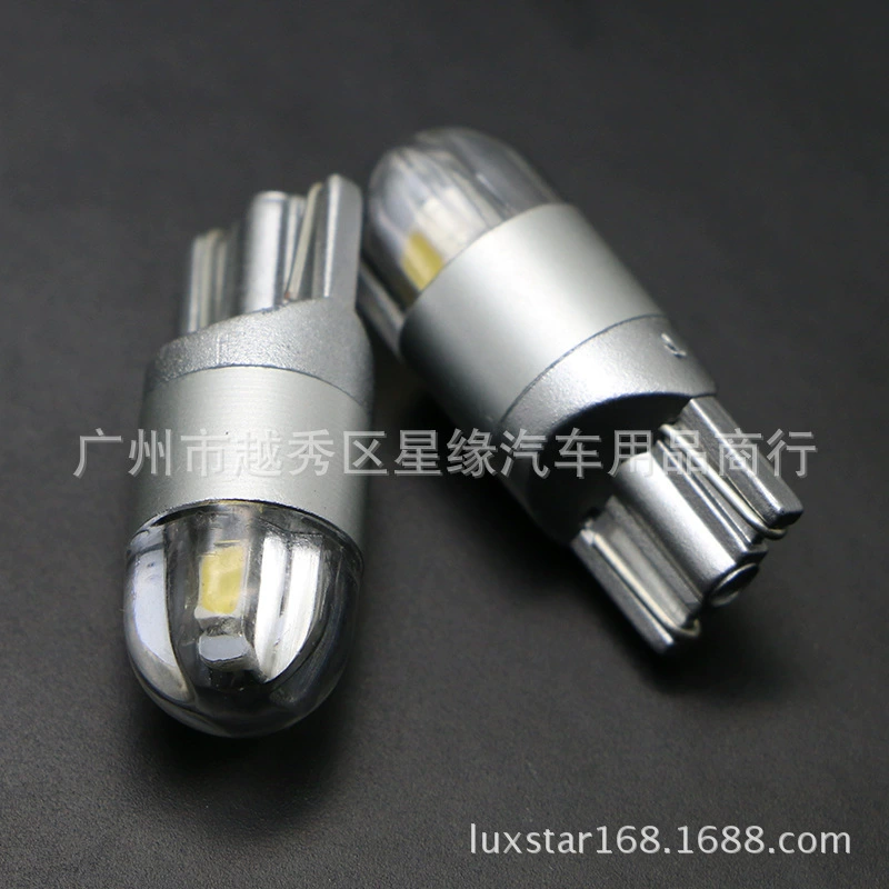 [爆闪FLASH汽车改装led t10 3030 2灯 W5W  小插泡 示宽灯 牌照灯]