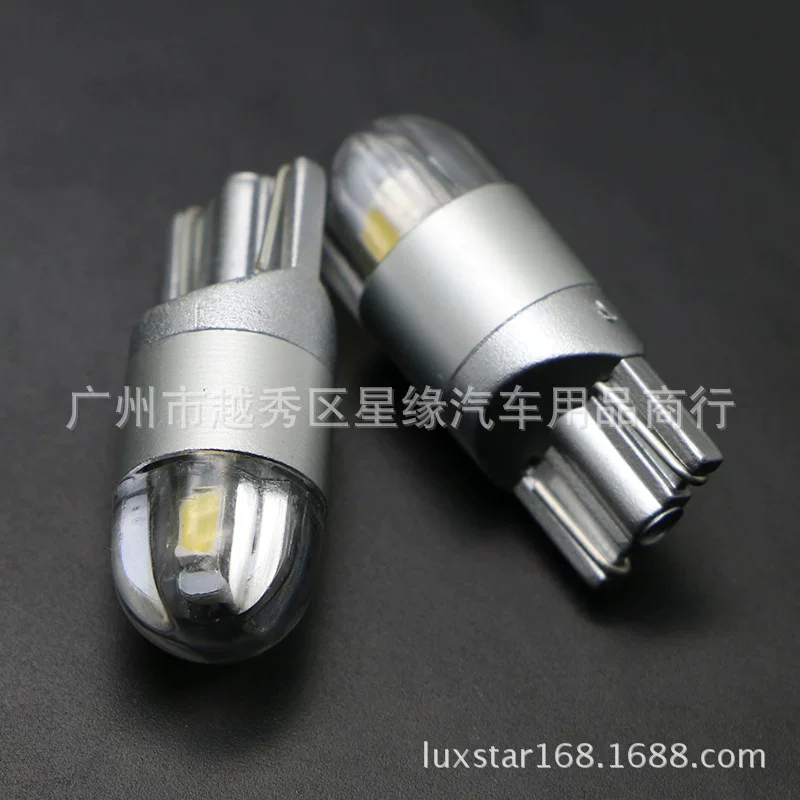[爆闪FLASH汽车改装led t10 3030 2灯 W5W  小插泡 示宽灯 牌照灯]