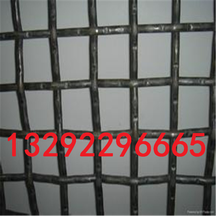 厂家供应 黑色圆钢金属编织网 编织方孔网 规格齐全 可定制