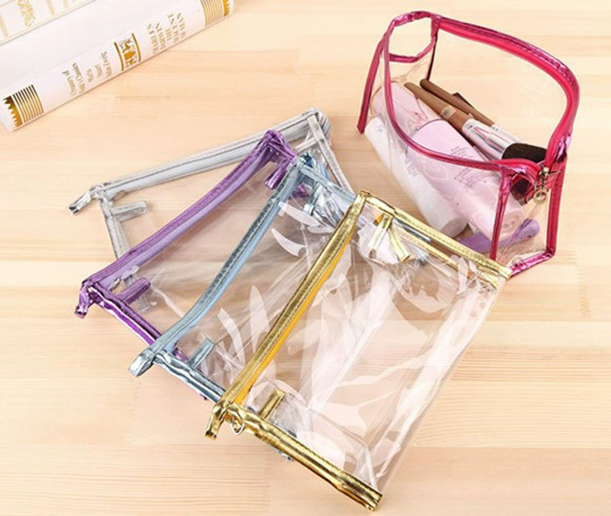 Емкий косметичка для поездок PVC, дамская сумка, organizer bag, корейский стиль, подарок на день рождения