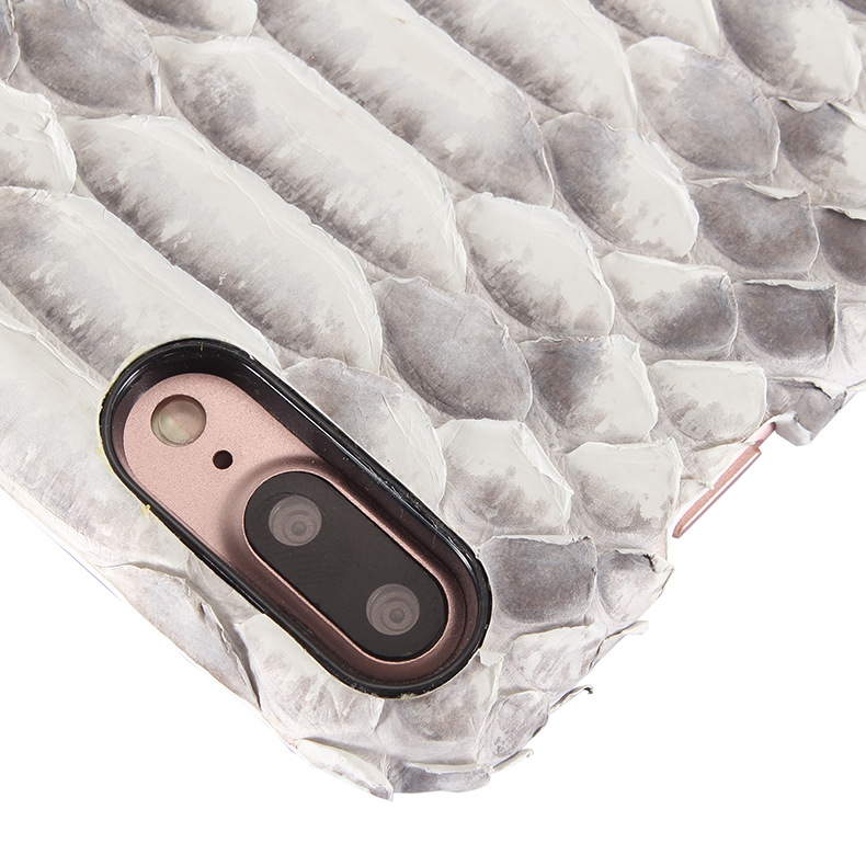 i-idea Handmade Luxury Genuine Real Python Snake Skin Leather Case Cove for Apple iPhone 7 Plus & iPhone 7