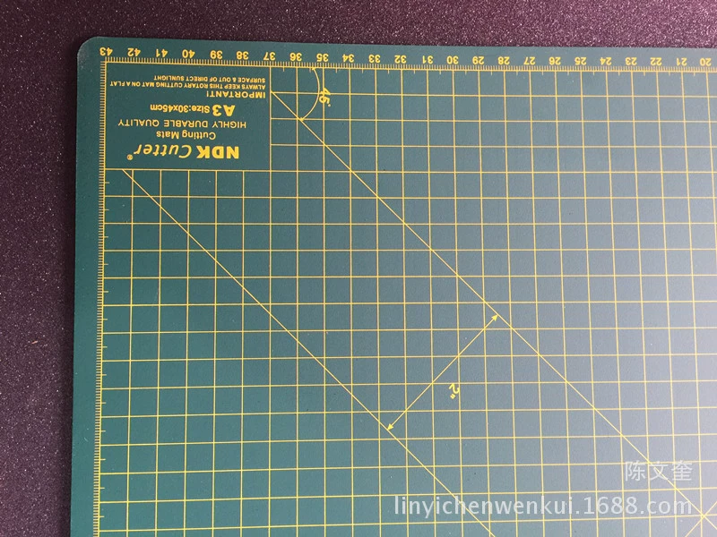 Двусторонняя дизайнерская резка коврика, набор, 28×43см