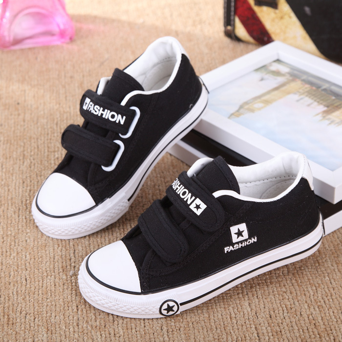 春季新款女童帆布鞋男童帆布鞋潮童鞋一件代发直销