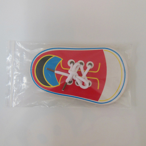 Wholesale June 1st Kindergarten Gift Brain-boosting Early Education Toy Material DIY Flat Screen Laces Toy