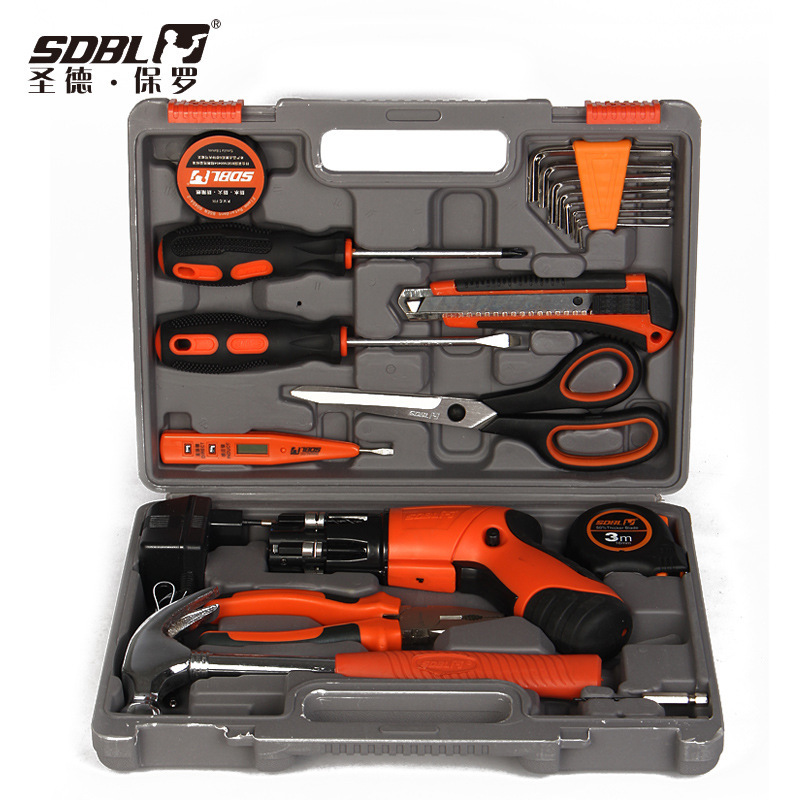 圣德保罗 25件套礼品型工具组合 手动工具电动工具箱SD-011-A
