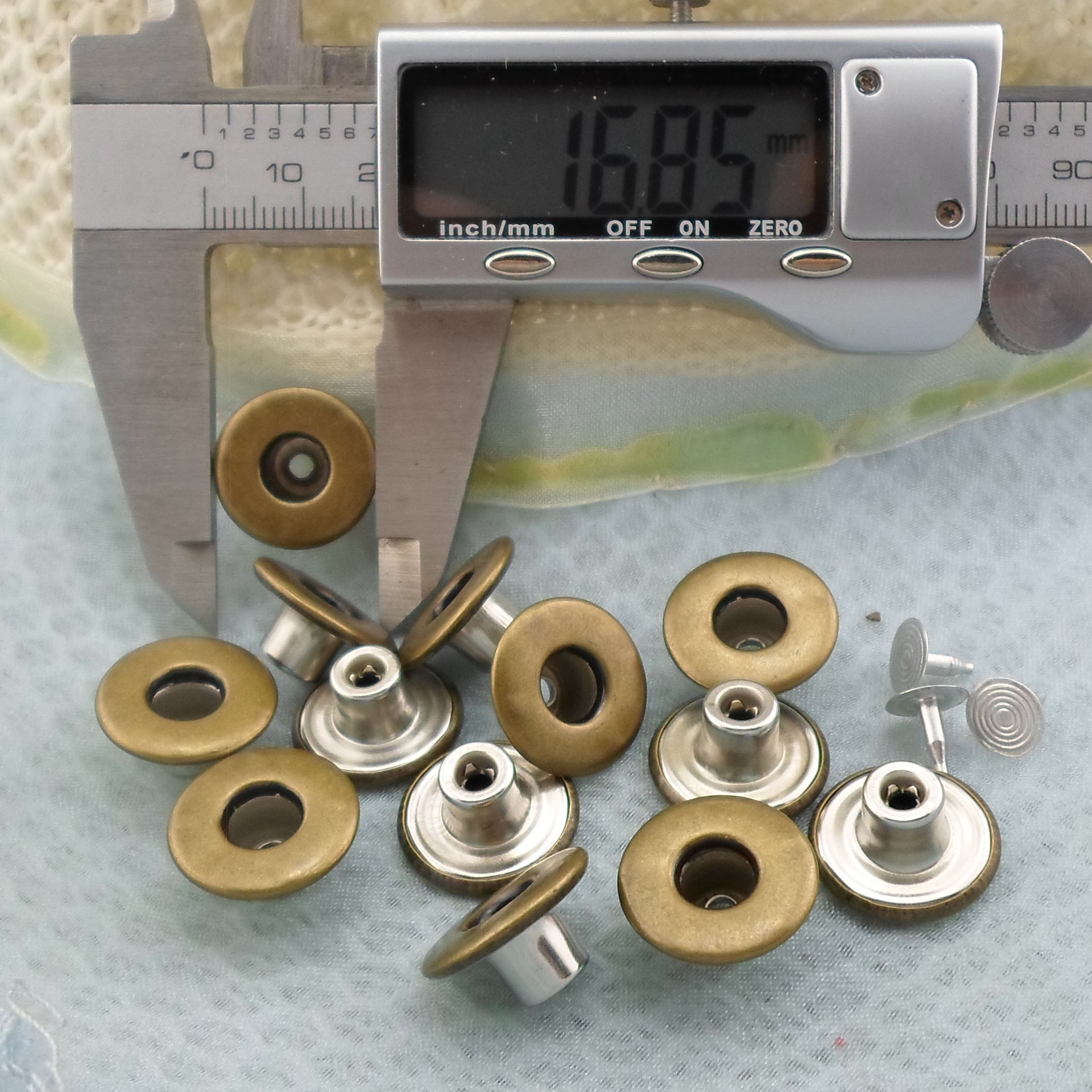 17MM空心工字扣 金属牛仔扣 牛仔裤裤钮 不摇头不活动牛仔裤纽扣