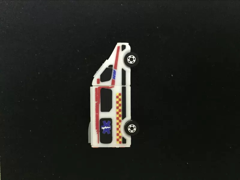 Флеш-накопитель USB, ПВХ для скорой помощи, пожарная машина, индивидуальная