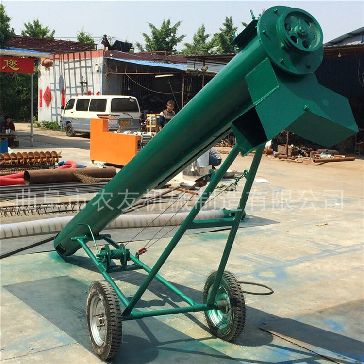 不锈钢螺杆式提升机 淀粉蛟龙上料机 食品厂用送料机