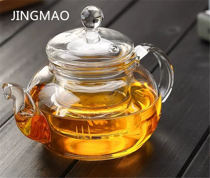 Glass flavored tea, teapot, filter, tea set, liner, increased thickness