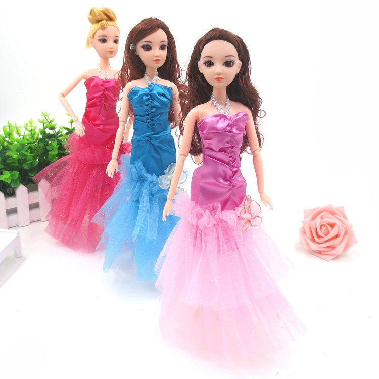 Doll для одежды, многоуровневое кружевное облегающее платье, длинная юбка, пижама, русалка, хвост рыбы