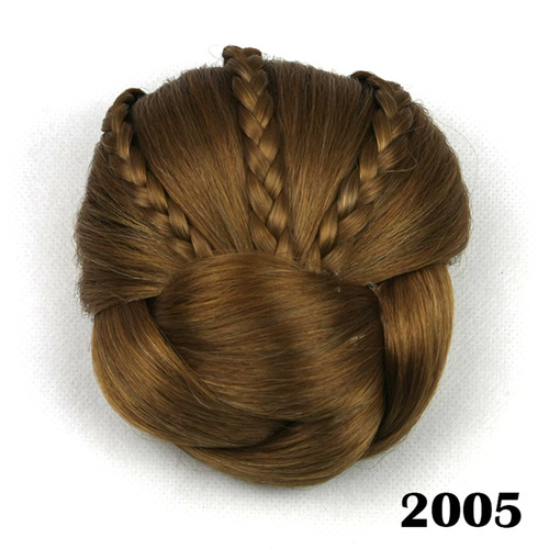 AliExpress Supply New Hair Bags High Temperature Wire Braids Ladies Bun Wigs Wholesale