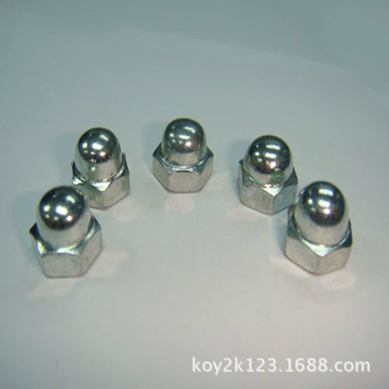 供应盖母盖帽 盖形螺母M6，锁紧螺母