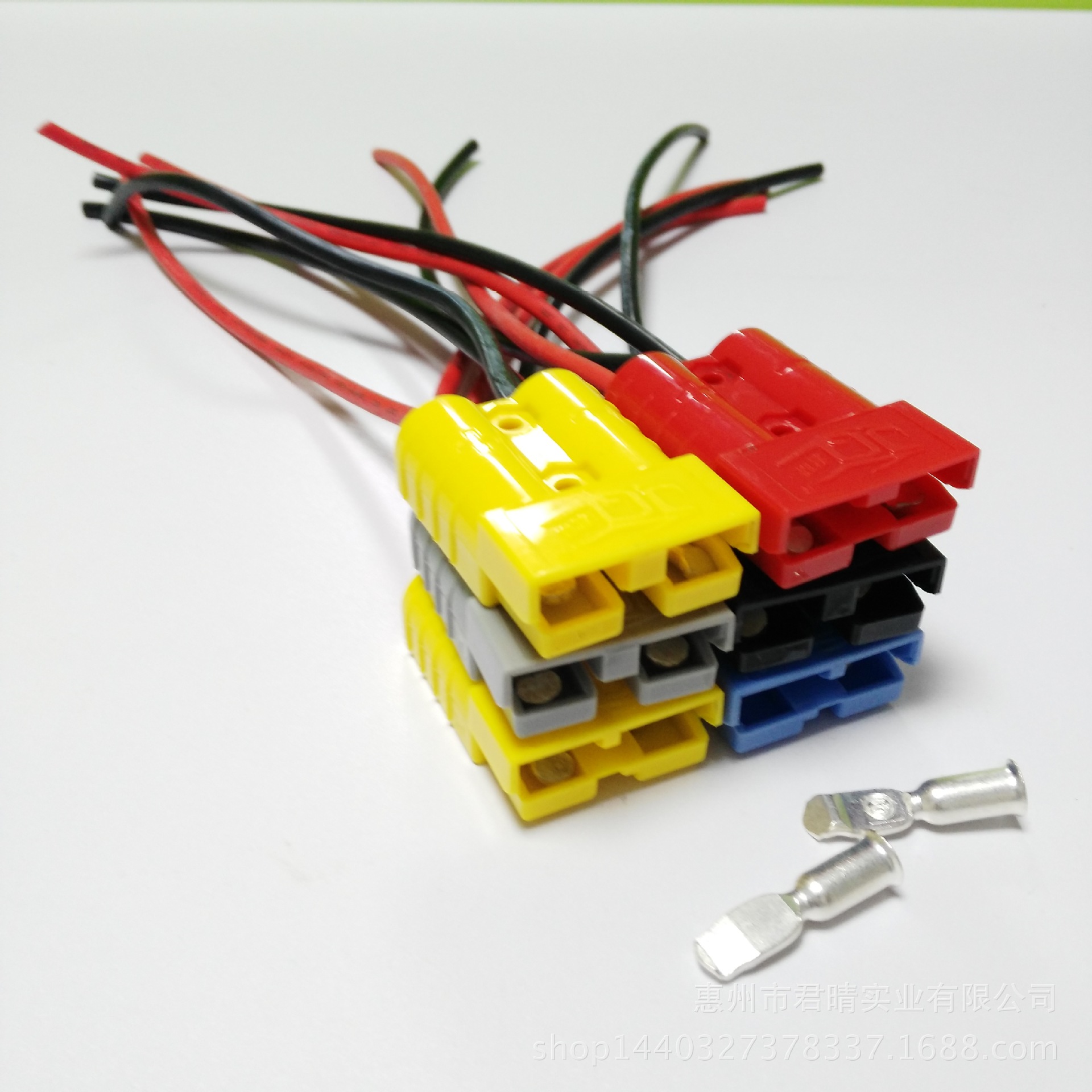 欧规防水插50A连接器端子型三通防水插 防水连接器 LED连接器