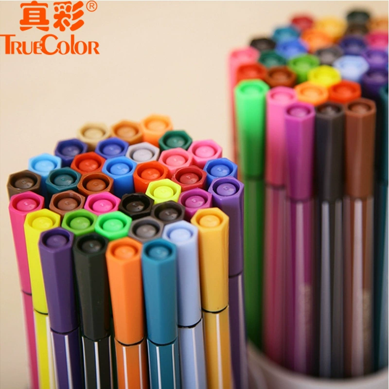 Краски акварельные TrueColor, восковые мелки, детская кисть, набор, стираемый, 36 цветов