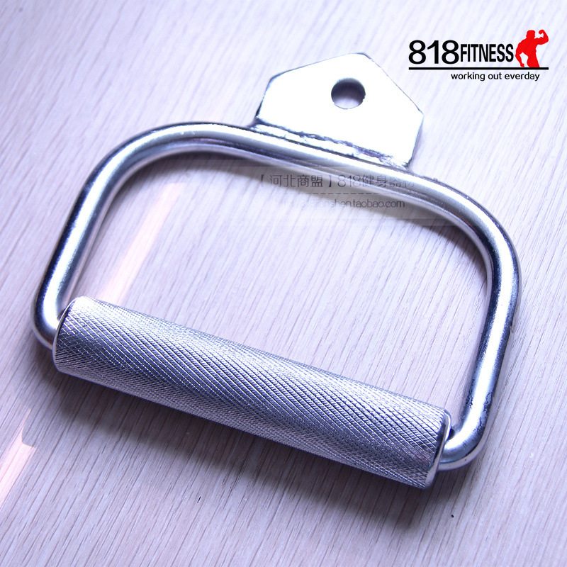 健身配件大飞鸟拉杆异型杆吊环 D型包胶拉力杆器械专用把手|ru