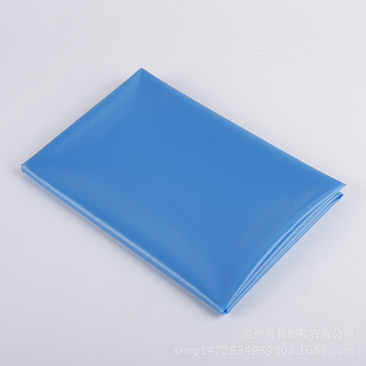 深蓝色PVC薄膜 日用品用材料包装膜 吹气雨衣薄膜