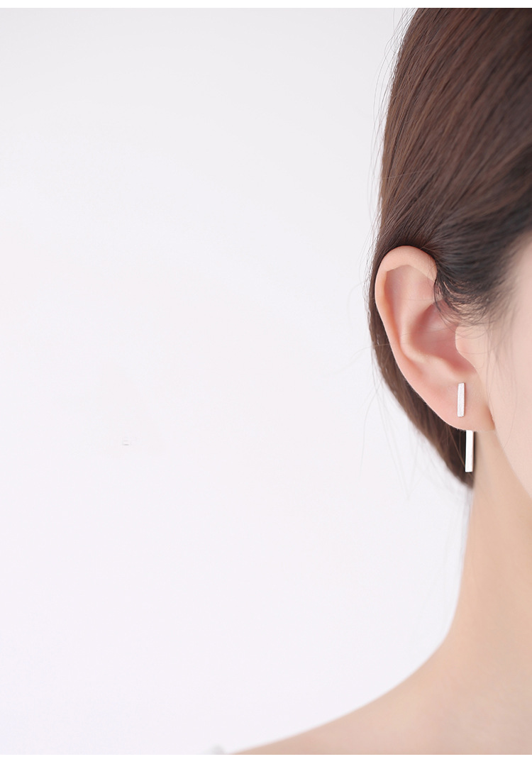 Minimalist Back-Hanging Earrings 7
