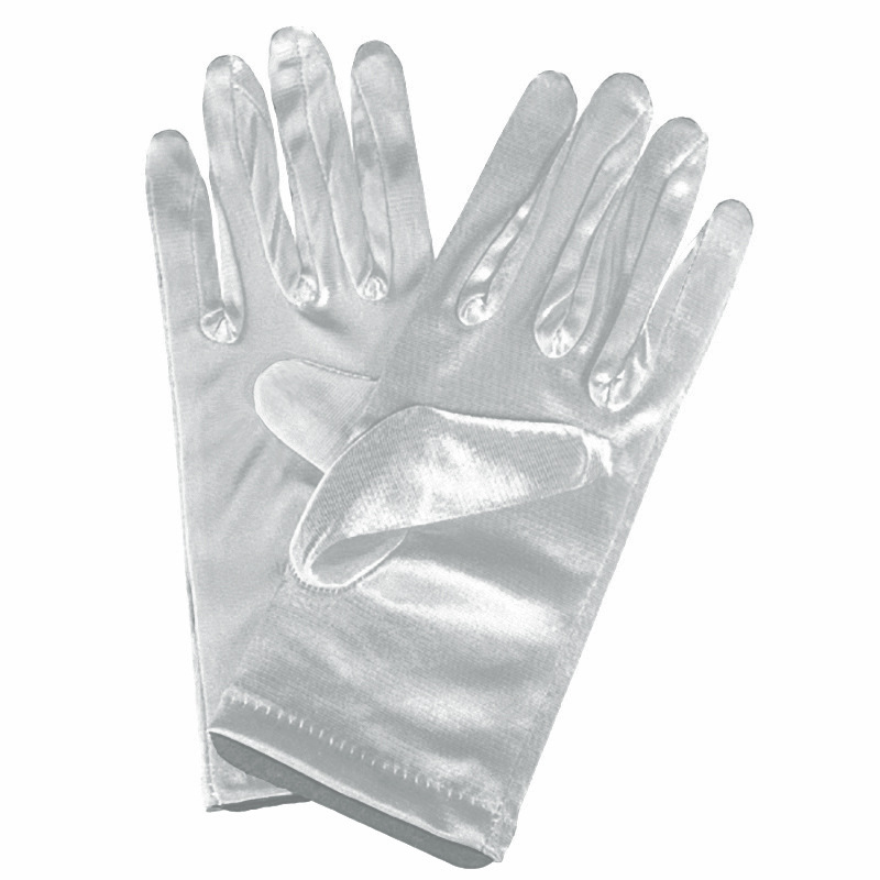 55g Weight Gloves Classification Satin Fabric Type 1 Pair Quantity Solid Color Pattern Women'S Gender Simple Style Style Women's Simple Style Solid Color Satin Gloves 1 Pair 12