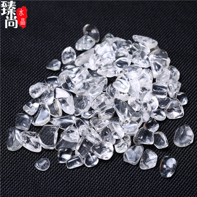 White Crystal Degauss purify crystal Bracelet fish tank Flower pot Gravel Natural Crystal gravel Factory Wholesale