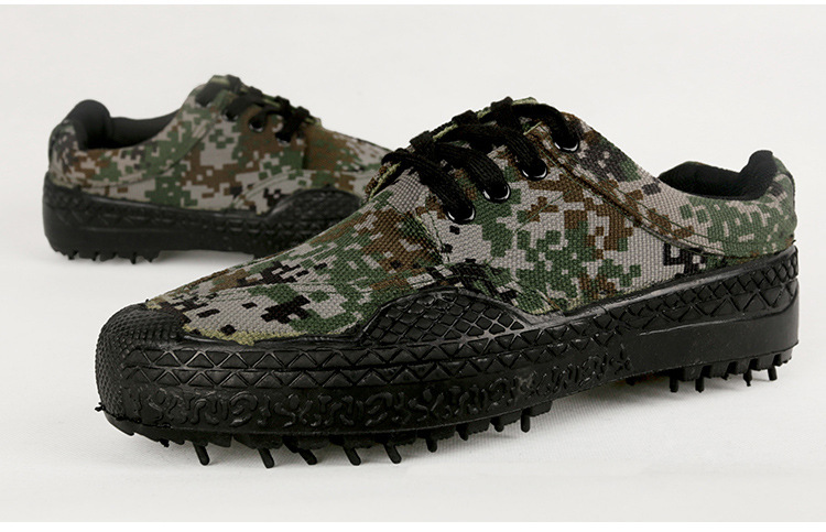 Bottes militaires en toile - porter - Ref 1399770 Image 17