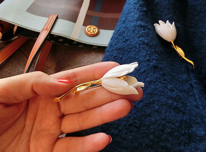 18g Weight Corsage, Brooches Classification Cocktail Party Occasion Alloy Material Tree, Flower Pattern All Seasons Season Women's Gender Retro Style Retro Pin Tree Flower Alloy Women's Corsage Brooches 无
