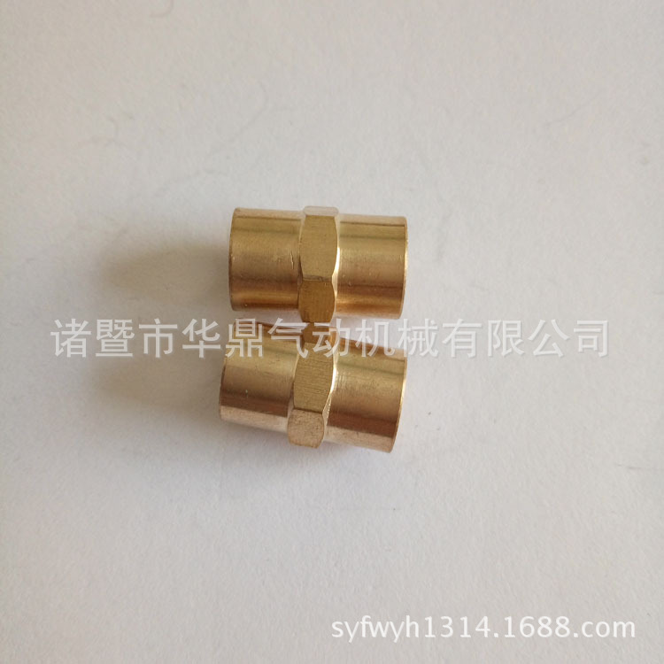 铜内牙直接 对丝接头铜对丝1 2 3 4分接头高品质六角接头