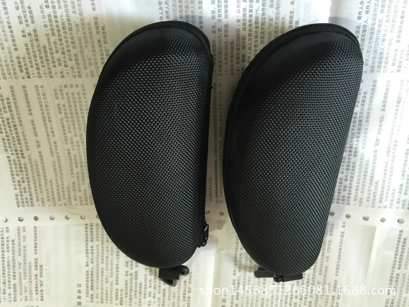 Special Offer Wholesale Retro Zipper Glasses Case Large Sunglasses Case Women's High-end Sunglasses Case Men's Portable Eye Box