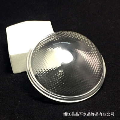 厂家直营直径78mm玻璃透镜 凹凸透镜 大功率LED透镜
