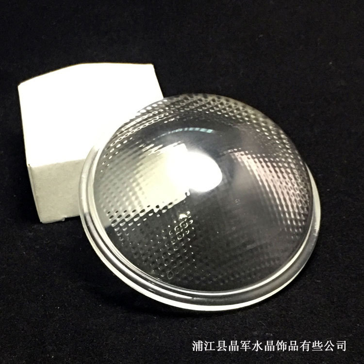厂家直营直径78mm玻璃透镜 凹凸透镜 大功率LED透镜
