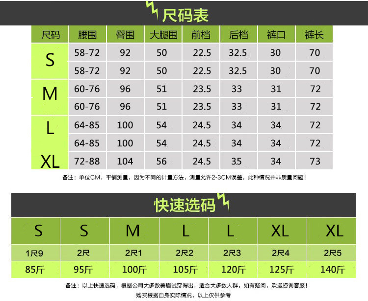 7分橡皮筋尺寸