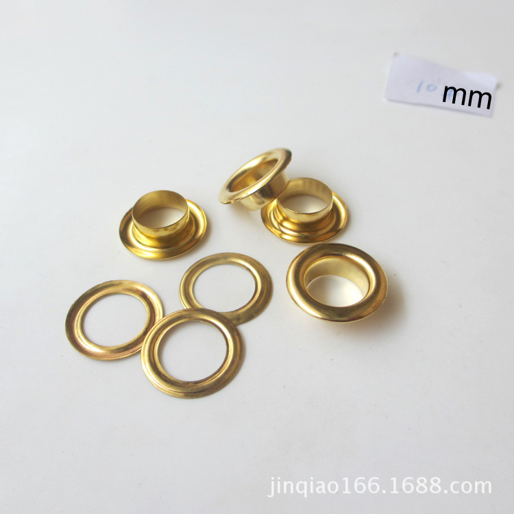 10mm鸡眼金色