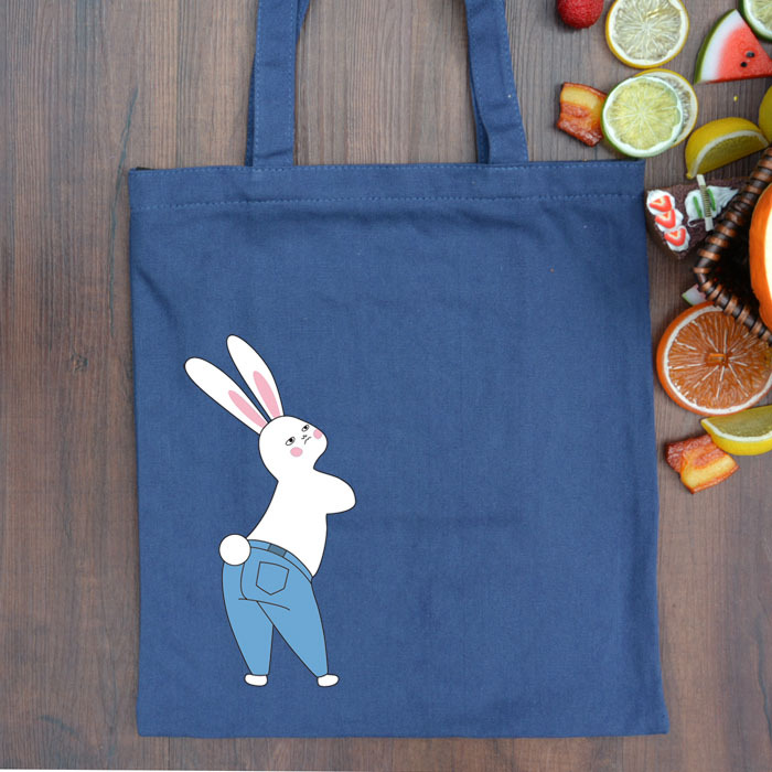 Nueva bolsa de lona bolsa de compras bolsa de tela simple pequeña bolsa de tela de clase de viaje estudiante lindo fresco de una sola pieza de entrega