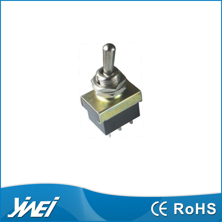供应焊片式金属钮子开关 YW2-604