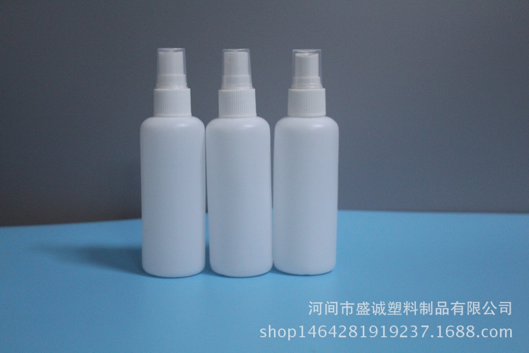 100ml喷雾瓶 液体瓶 清洁液喷雾瓶 白色喷瓶 避光塑料瓶
