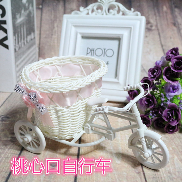 Wholesale rattan vase Flower Baskets Xiaobian tricycles shooting…
