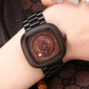 Steel belt, women's watch, waterproof quartz trend fashionable retro men's watch