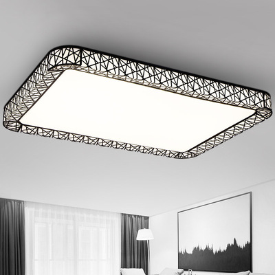 Special Offer led The bird's nest Ceiling lamp Simplicity originality Living room lights rectangle Dimming Iron art Hollow Restaurant Bedroom lights