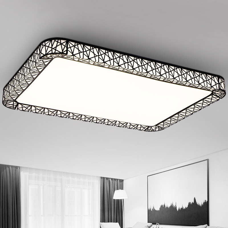 Special Offer led The bird's nest Ceiling lamp Simplicity originality Living room lights rectangle Dimming Iron art Hollow Restaurant Bedroom lights
