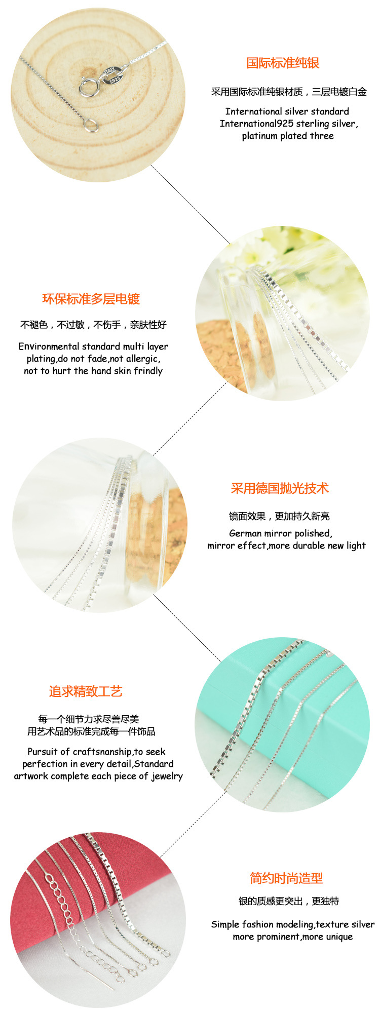 盒子链-项链详情工艺制造