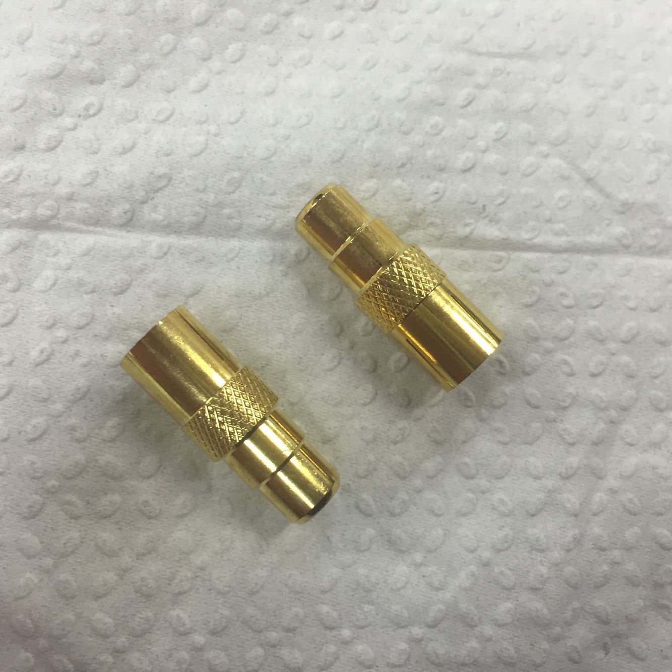 全铜镀金TV母转RCA母/天线母转莲花母/视频转接头