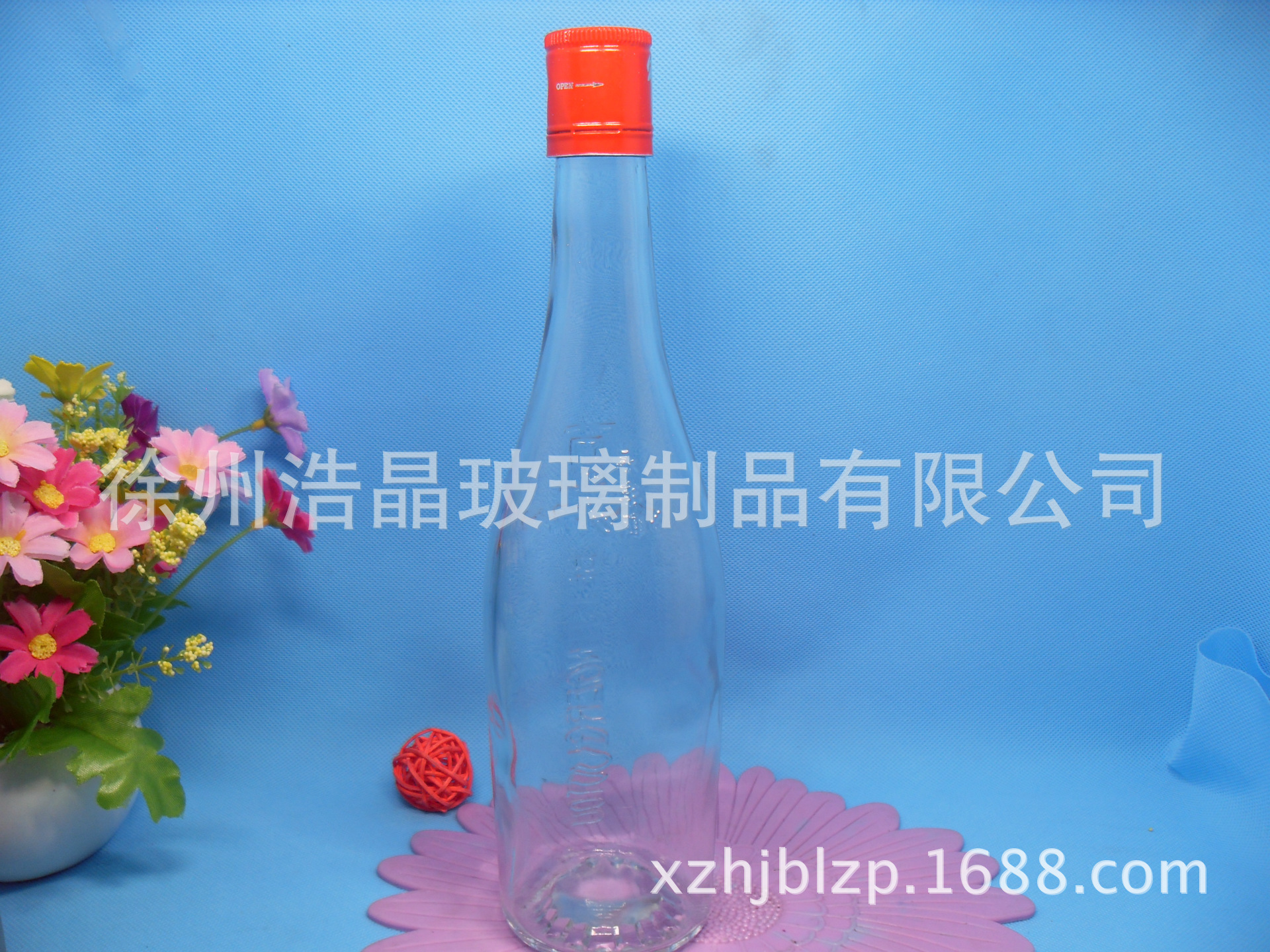 厂家定做玻璃酒瓶 二锅头玻璃酒瓶 一斤装玻璃白酒瓶出口饮料瓶