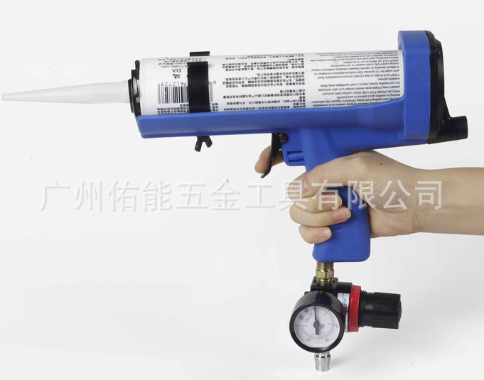 台灣氣動玻璃膠槍 進口打膠槍 310ml矽膠槍MA-301S
